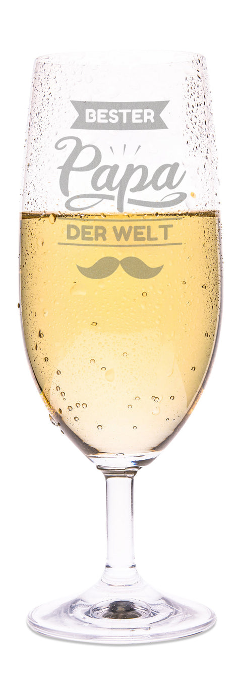 Leonardo Bierglas mit Gravur "Bester Papa der Welt V2"