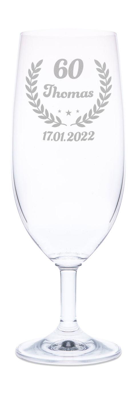 Leonardo Bierglas mit Gravur "Geburtstagsbier"