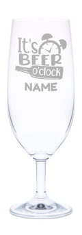 Leonardo Bierglas mit Gravur "It's beer o'clock"