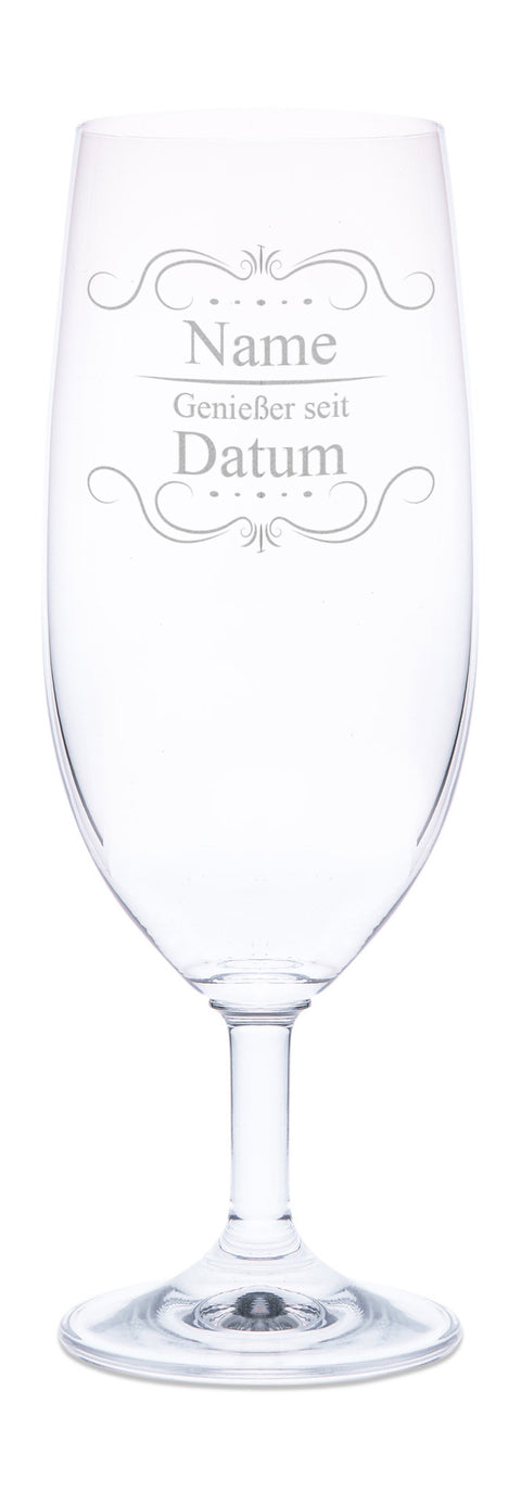 Leonardo Bierglas mit Gravur "Biergenießer"