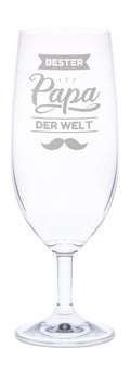 Leonardo Bierglas mit Gravur "Bester Papa der Welt V2"