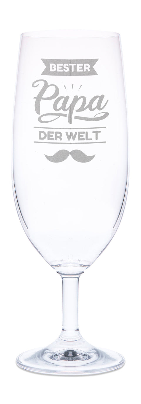 Leonardo Bierglas mit Gravur "Bester Papa der Welt V2"