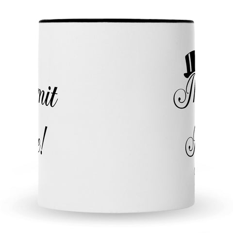 Bedruckte Tasse mit Spruch Mann mit Klasse