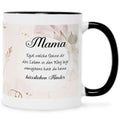 Bedruckte Tasse mit Spruch Mama wenigstens hast du keine hässlichen Kinder