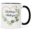 Bedruckte Tasse mit Spruch Lieblingskollegin