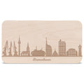 Frühstücksbrettchen Skyline Bremerhaven