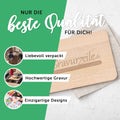 Frühstücksbrettchen aus Holz mit Gravur - Have yourself a merry little Christmas - Weihnachtsdeko