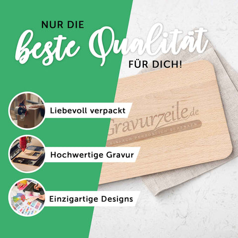 Frühstücksbrettchen aus Holz mit Gravur - Have yourself a merry little Christmas - Weihnachtsdeko