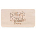 Frühstücksbrettchen aus Holz mit Gravur - Merry Christmas Mama - Weihnachtsdeko