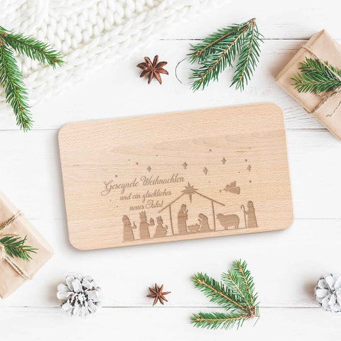 Frühstücksbrettchen Gesegnete Weihnachten