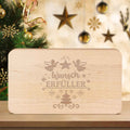 Frühstücksbrettchen aus Holz mit Gravur - Wunscherfüller - Weihnachtsdeko