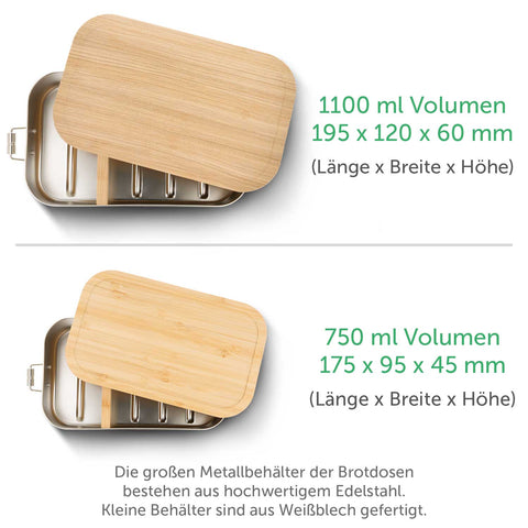 Brotdose mit graviertem Deckel - Papa du bist der aller Beste