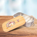 Brotdose mit Deckel für Kinder mit UV-Druck im "Einhorn" Design