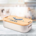 Brotdose mit Deckel für Kinder mit UV-Druck im "Wal" Design