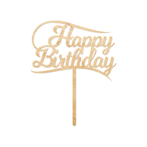 Happy Birthday Cake Topper