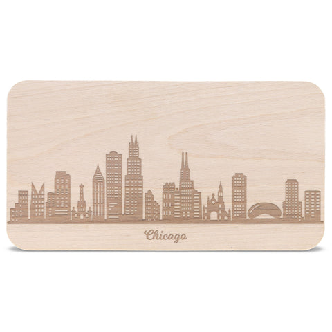 Frühstücksbrettchen Skyline Chicago