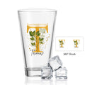 Leonardo Wasserglas mit UV-Druck "Floral Alphabet" mit Wunschnamen