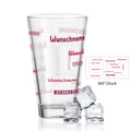 Leonardo Wasserglas mit UV-Druck "Namensglas" mit Wunschnamen