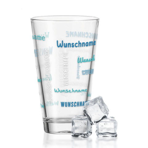 Leonardo Wasserglas mit UV-Druck "Namensglas" mit Wunschnamen