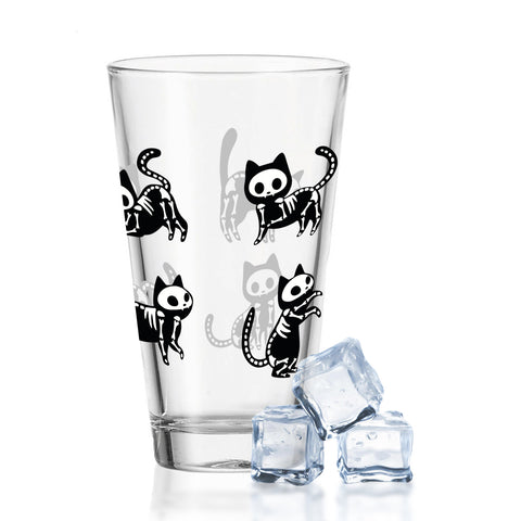 Leonardo Wasserglas mit UV-Druck "Gruselkatze" für Halloween