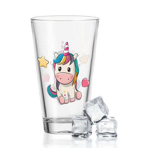 Leonardo Wasserglas mit UV-Druck im Einhorn Design