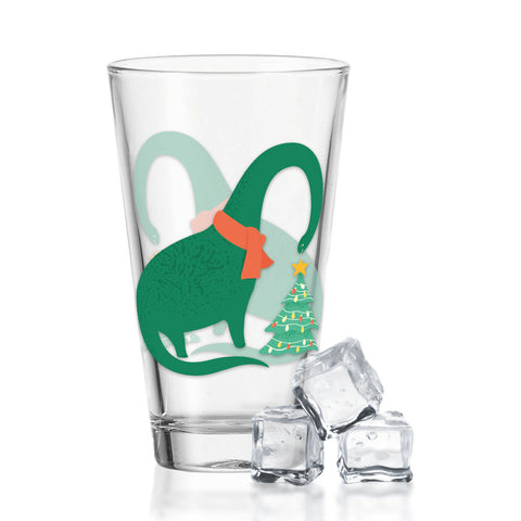 Leonardo Wasserglas mit UV-Druck im Santalanghals Design zu Weihnachten