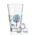 Leonardo Wasserglas mit UV-Druck - Winterbäume Motiv - zu Weihnachten