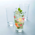 Leonardo Wasserglas mit UV-Druck - Wintereulen Motiv - zu Weihnachten