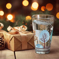 Leonardo Wasserglas mit UV-Druck - Winterbäume Motiv - zu Weihnachten