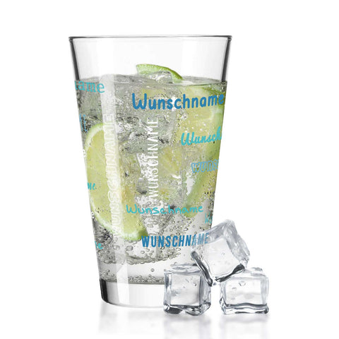 Leonardo Wasserglas mit UV-Druck "Namensglas" mit Wunschnamen