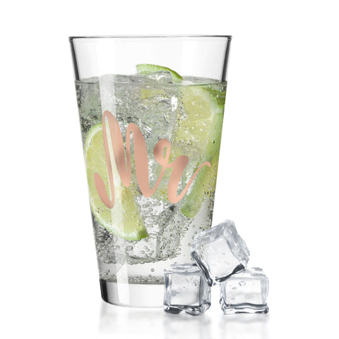 Leonardo Wassergläser im Set mit UV-Druck "Mr. & Mrs."