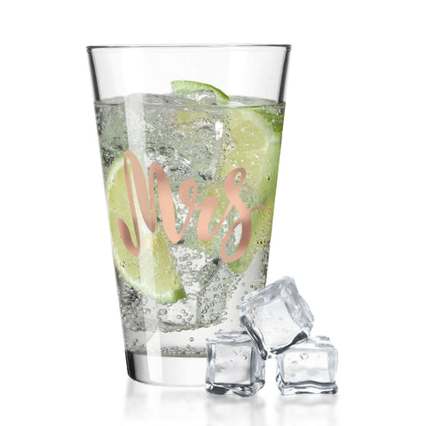 Leonardo Wassergläser im Set mit UV-Druck "Mr. & Mrs."