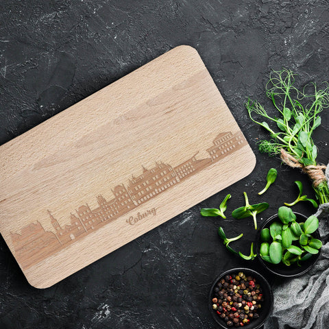Frühstücksbrettchen Skyline Coburg
