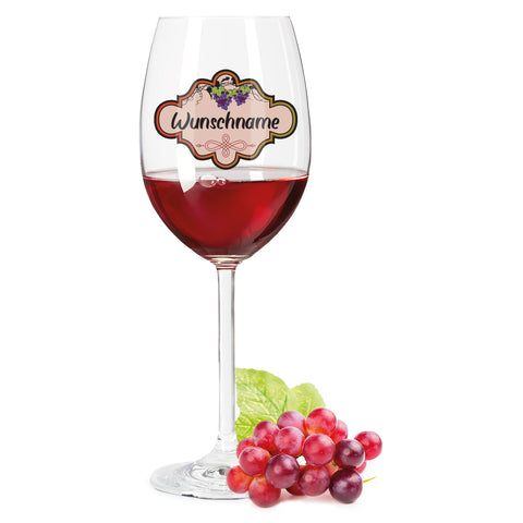 Leonardo Weinglas "Weinranke" mit Namen Gravur