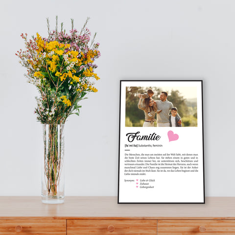 Holzschild Kunstdruck Personalisiert mit Namen & Bild