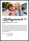 Holzschild Kunstdruck Personalisiert mit Namen & Bild