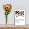 Holzschild Kunstdruck Personalisiert mit Namen & Bild