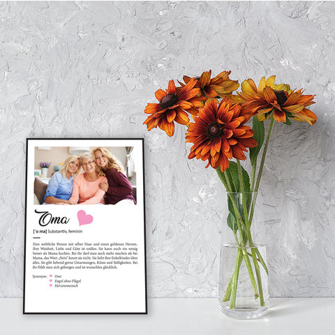 Holzschild Kunstdruck Personalisiert mit Namen & Bild