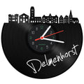 Schallplattenuhr Skyline Delmenhorst