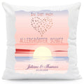 Bedrucktes Kissen mit Motiv "Allergrößter Schatz"