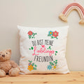 Bedrucktes Kissen mit Spruch Du bist meine Lieblings Freundin