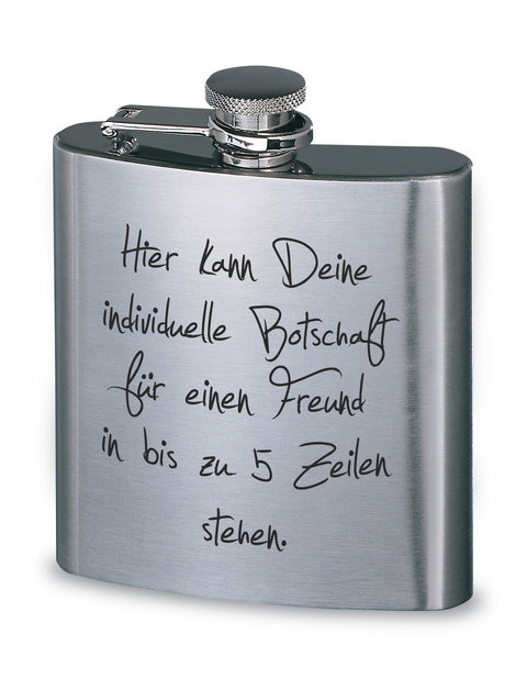Flachmann mit Gravur