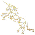 Origami Einhorn V2 aus Holz -