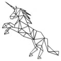 Origami Einhorn V2 aus Holz -