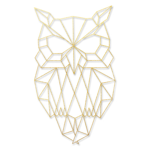 Origami Eule aus Holz -