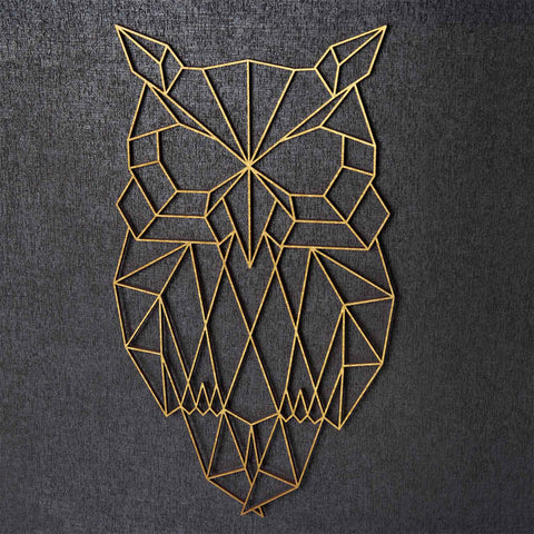 Origami Eule aus Holz -