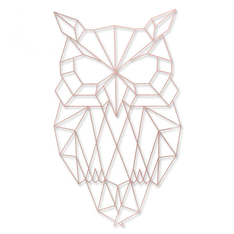 Origami Eule aus Holz -