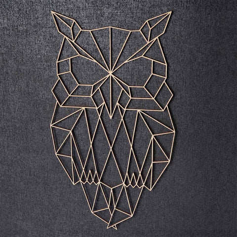 Origami Eule aus Holz -