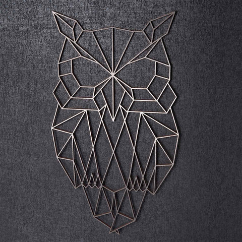 Origami Eule aus Holz -