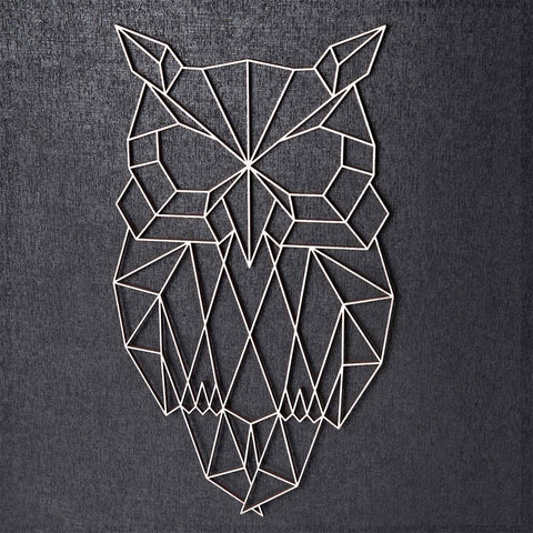 Origami Eule aus Holz -
